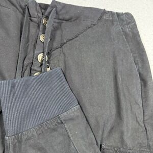 Greg Lauren Black Fleece Black Tent Slim Cargo Lounge Pant Size 2 Distressed